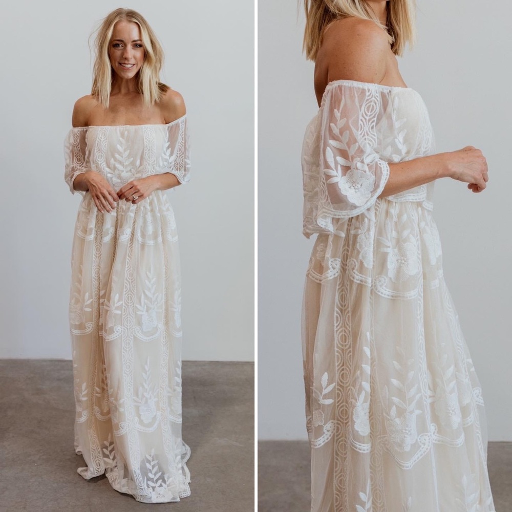 Baltic Born Leon Off the shoulder dress boho wedding maternity
